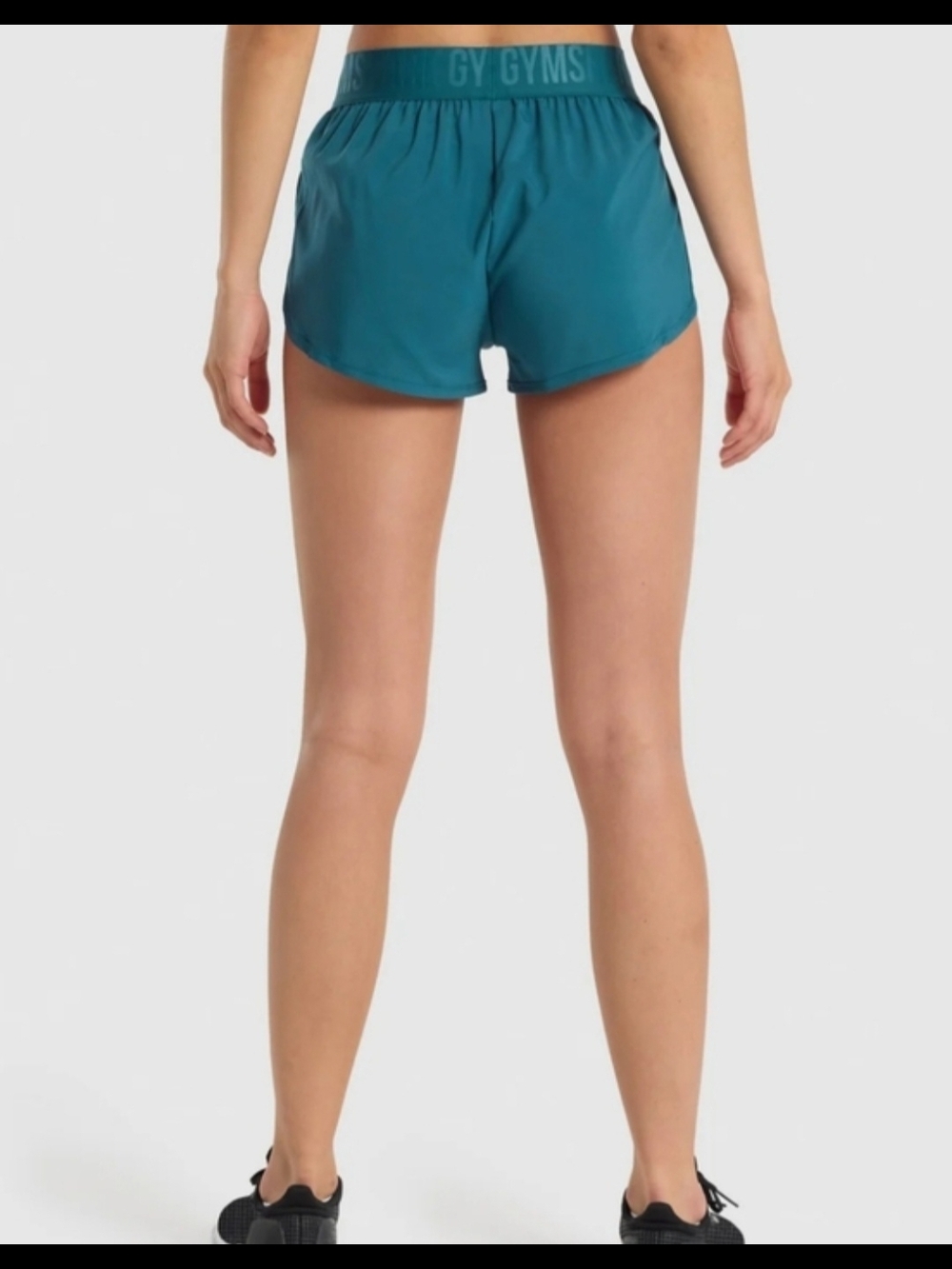 Gymshark Teal Women's Training Shorts - Picture 2 of 6